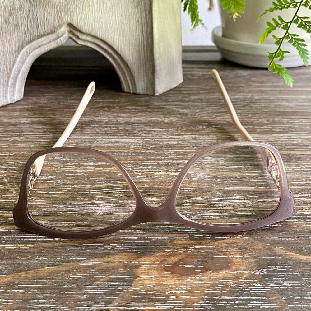 Tiffany & Co. TF 2130 8210 Rectangle Plum Pink Gold Frame Glasses 52*16*140 - Picture 4 of 16